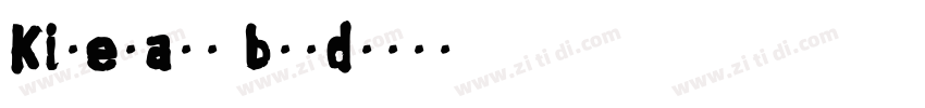 Kinemaru bold字体转换